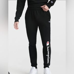 Champion Men's Black Jogger Pants